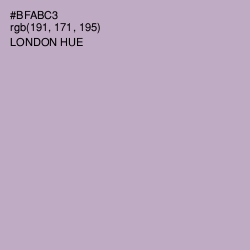 #BFABC3 - London Hue Color Image