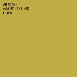 #BFAD44 - Husk Color Image