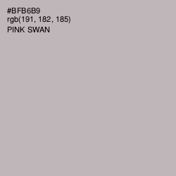 #BFB6B9 - Pink Swan Color Image