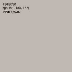 #BFB7B1 - Pink Swan Color Image