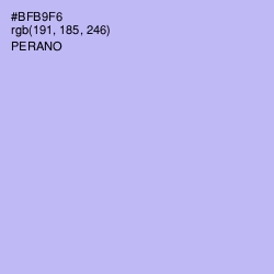 #BFB9F6 - Perano Color Image
