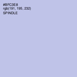 #BFC3E8 - Spindle Color Image