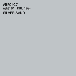 #BFC4C7 - Silver Sand Color Image
