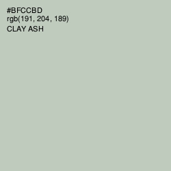 #BFCCBD - Clay Ash Color Image