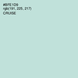 #BFE1D9 - Cruise Color Image