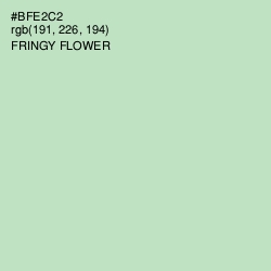 #BFE2C2 - Fringy Flower Color Image