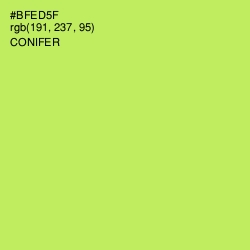 #BFED5F - Conifer Color Image