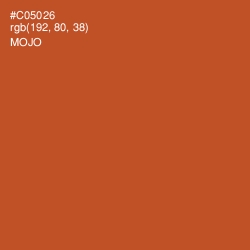#C05026 - Mojo Color Image