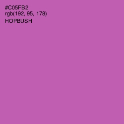 #C05FB2 - Hopbush Color Image