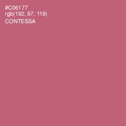 #C06177 - Contessa Color Image