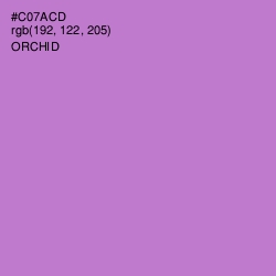 #C07ACD - Orchid Color Image