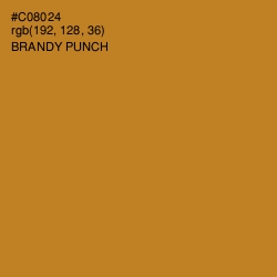 #C08024 - Brandy Punch Color Image