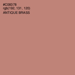 #C08378 - Antique Brass Color Image