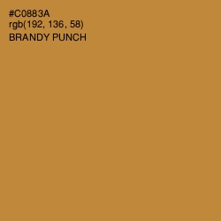 #C0883A - Brandy Punch Color Image