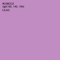 #C08CC2 - Lilac Color Image
