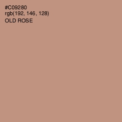#C09280 - Old Rose Color Image
