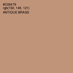 #C09479 - Antique Brass Color Image