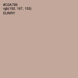 #C0A799 - Eunry Color Image