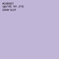 #C0B5D7 - Gray Suit Color Image
