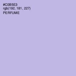 #C0B5E3 - Perfume Color Image