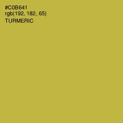 #C0B641 - Turmeric Color Image