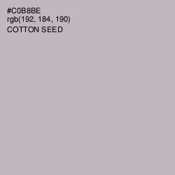 #C0B8BE - Cotton Seed Color Image