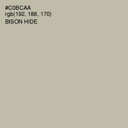 #C0BCAA - Bison Hide Color Image