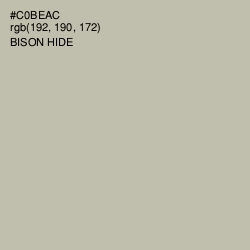 #C0BEAC - Bison Hide Color Image