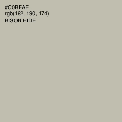 #C0BEAE - Bison Hide Color Image
