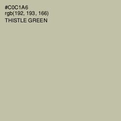 #C0C1A6 - Thistle Green Color Image