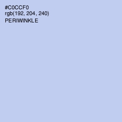 #C0CCF0 - Periwinkle Color Image