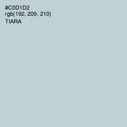#C0D1D2 - Tiara Color Image