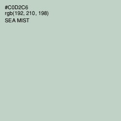 #C0D2C6 - Sea Mist Color Image