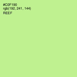 #C0F190 - Reef Color Image
