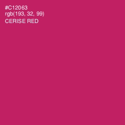 #C12063 - Cerise Red Color Image