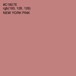 #C1807E - New York Pink Color Image