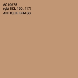 #C19675 - Antique Brass Color Image