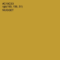 #C19C33 - Nugget Color Image