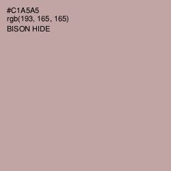 #C1A5A5 - Bison Hide Color Image