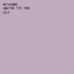 #C1AABE - Lily Color Image