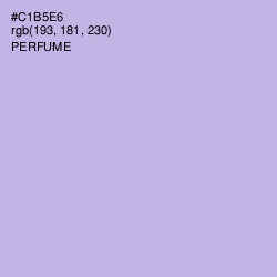 #C1B5E6 - Perfume Color Image