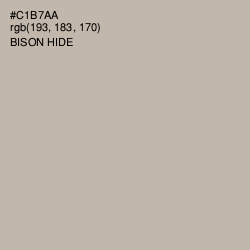 #C1B7AA - Bison Hide Color Image