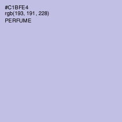 #C1BFE4 - Perfume Color Image