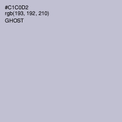 #C1C0D2 - Ghost Color Image