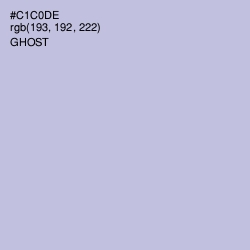 #C1C0DE - Ghost Color Image