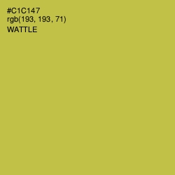 #C1C147 - Wattle Color Image