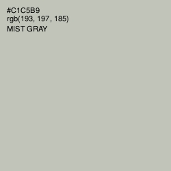#C1C5B9 - Mist Gray Color Image