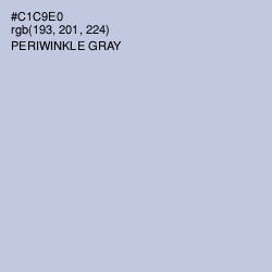 #C1C9E0 - Periwinkle Gray Color Image