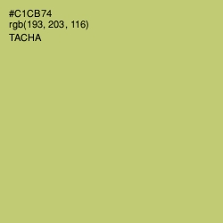 #C1CB74 - Tacha Color Image