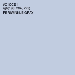 #C1CCE1 - Periwinkle Gray Color Image